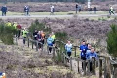 Havelte 25 jan. 2020: Goede opkomst en felle strijd Hunebedloop Havelte