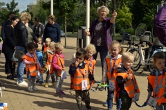 Meppel 12 juni 2019: Peuters bij Partou liepen 2-daagse