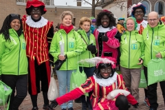 Meppel 16 nov. 2019: Petje af voor Sint, Pieten en vrijwilligers in Meppel
