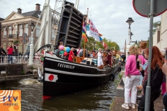 Meppel 17 aug. 2023: 5e DMD  Meppel Pride deel 2  vanaf de kant