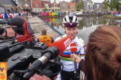 Meppel 23 sept. 2023: EK wielrennen Elite vrouwen presentatie en start