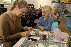 Meppel 26 okt. 2019: Drukke creatieve dag in Drukkerijmuseum