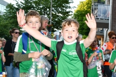 Meppel 6 juni 2019: Glorieuze aankomst wandelaars avond4daagse Meppel