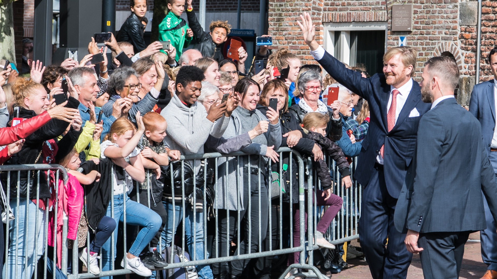 Bezoek Koning en Koningin, foto Leo de Harder
