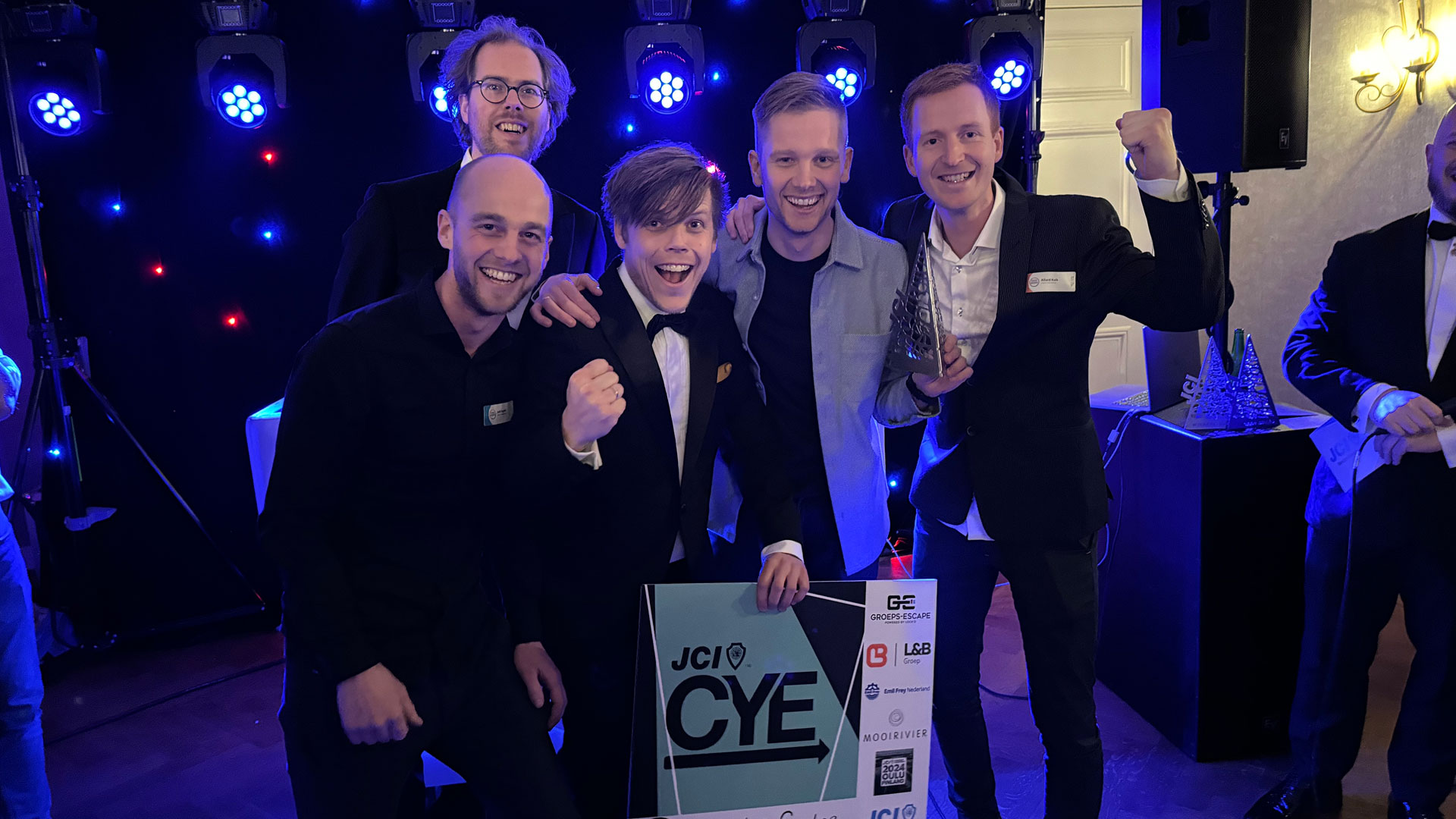JCI Meppel-Reestmond en Sander Gordijn in de prijzen, aangeleverde foto