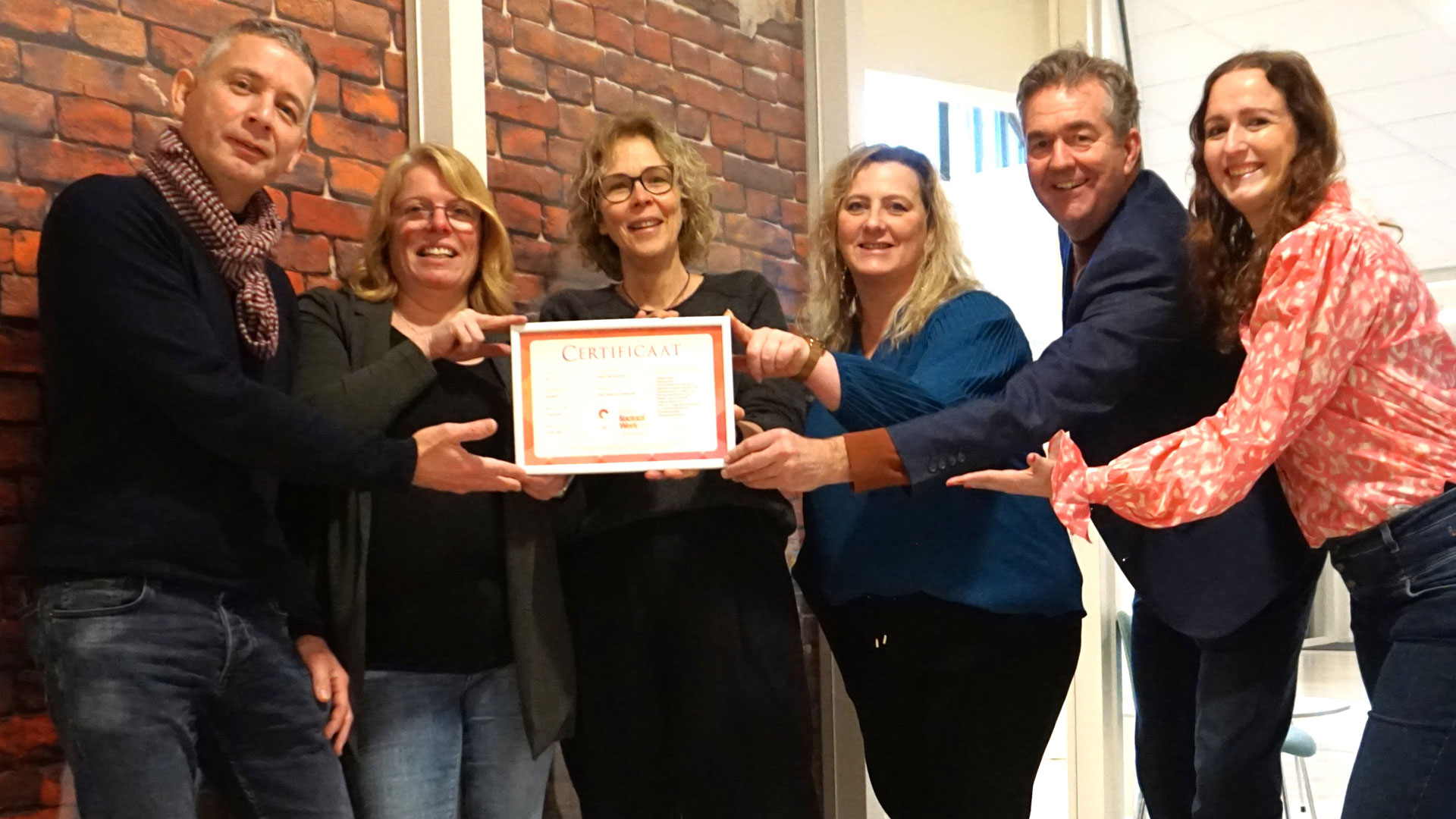 Certificaat Sterk Sociaal Werk Welzijn MensenWerk