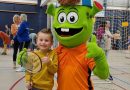 Sportinstuif mascotte Sjors, foto Meppel Actief