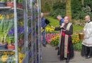 Bloemen vanaf Keukenhof onderweg naar Sint-Pietersplein