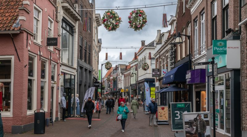 Kleurrijke binnenstad Hart van Meppel, foto Leo de Harder (RTV Meppel)