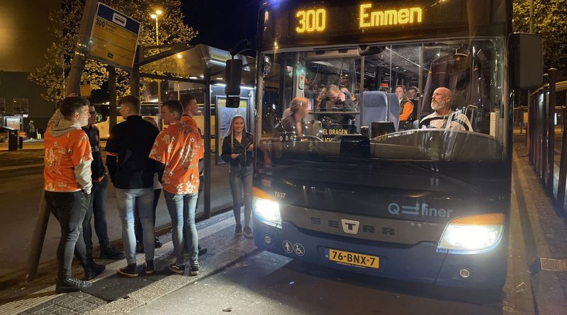 Qbuzz Koningsdag, foto OV-bureau Groningen-Drenthe