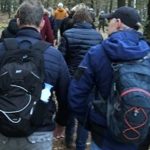 Wandeling langs bloemen en lupines in Punthorst