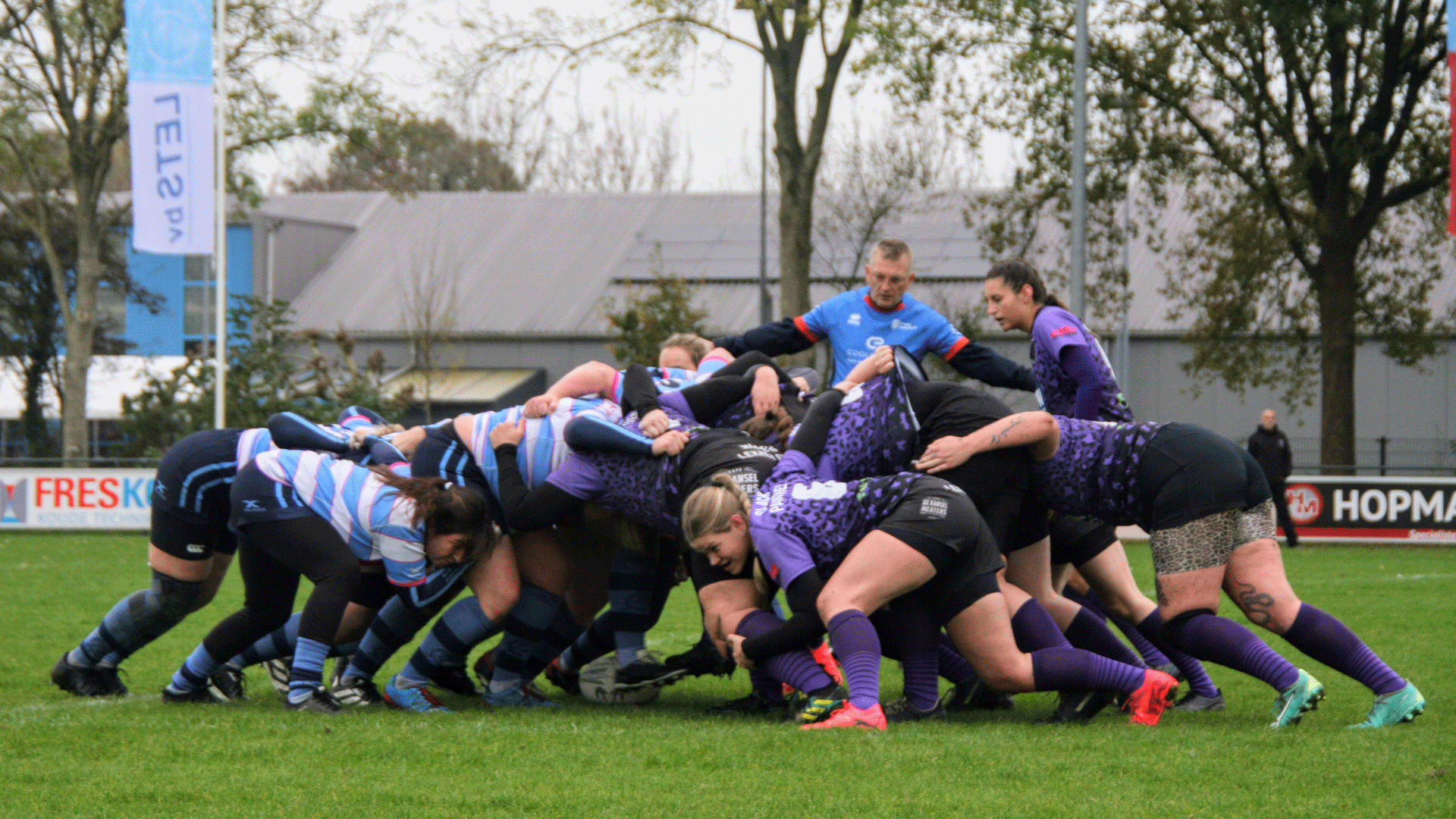 The Black Panthers winnen in Spakenburg, foto Claudia Boers