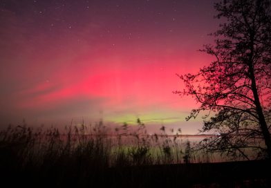 Noorderlicht boven de Beulacke