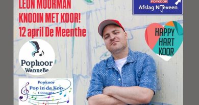 Popkoor Afslag Nijeveen met Leon Moorman