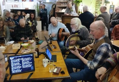 Traditionele ‘St. Patrick’s Day’ Ierse muziek sessie