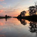 Varend naar de Sterrenwacht in de Weerribben