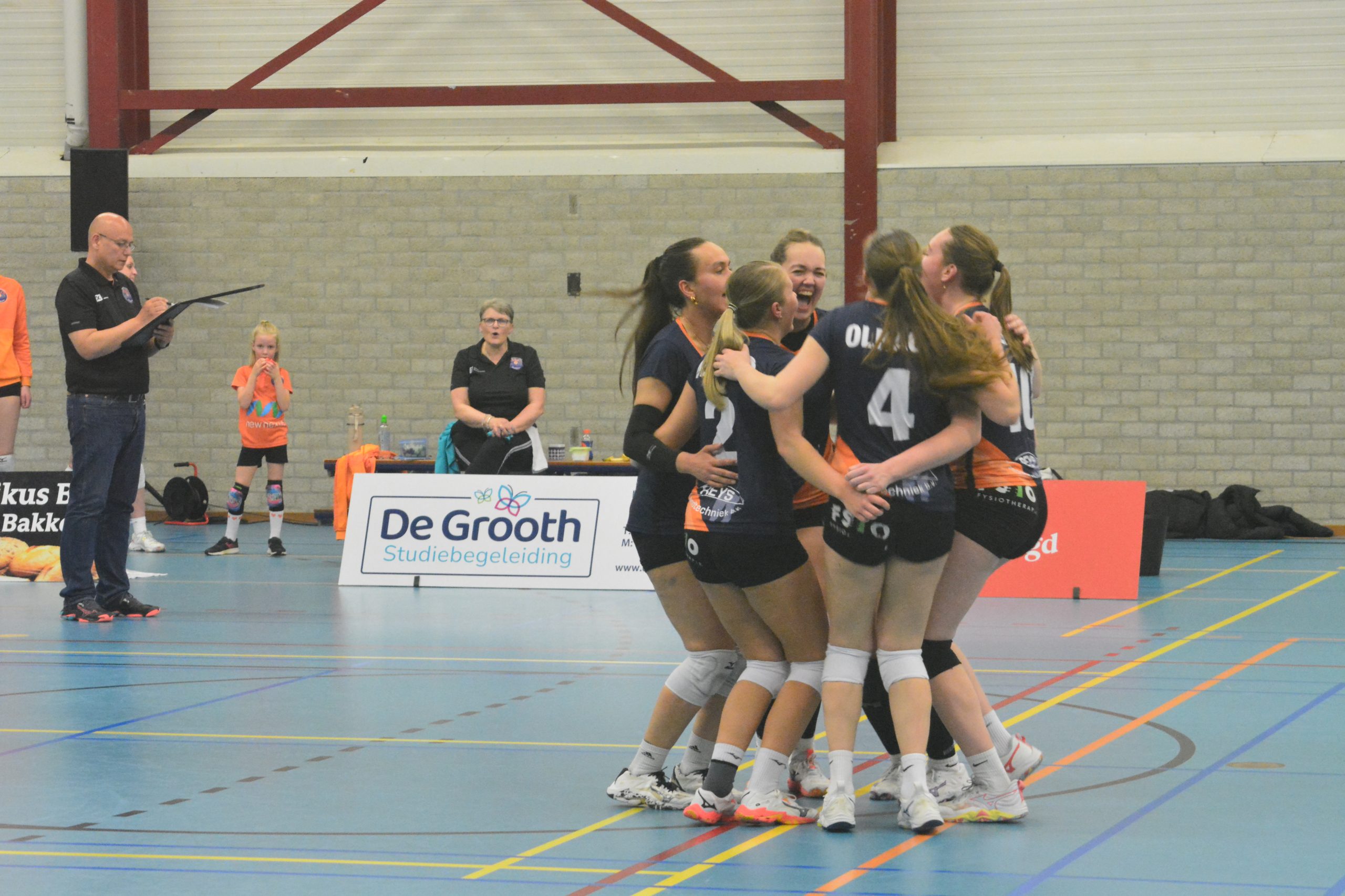 Volleybalsters Olhaco handhaven zich in de tweede divisie