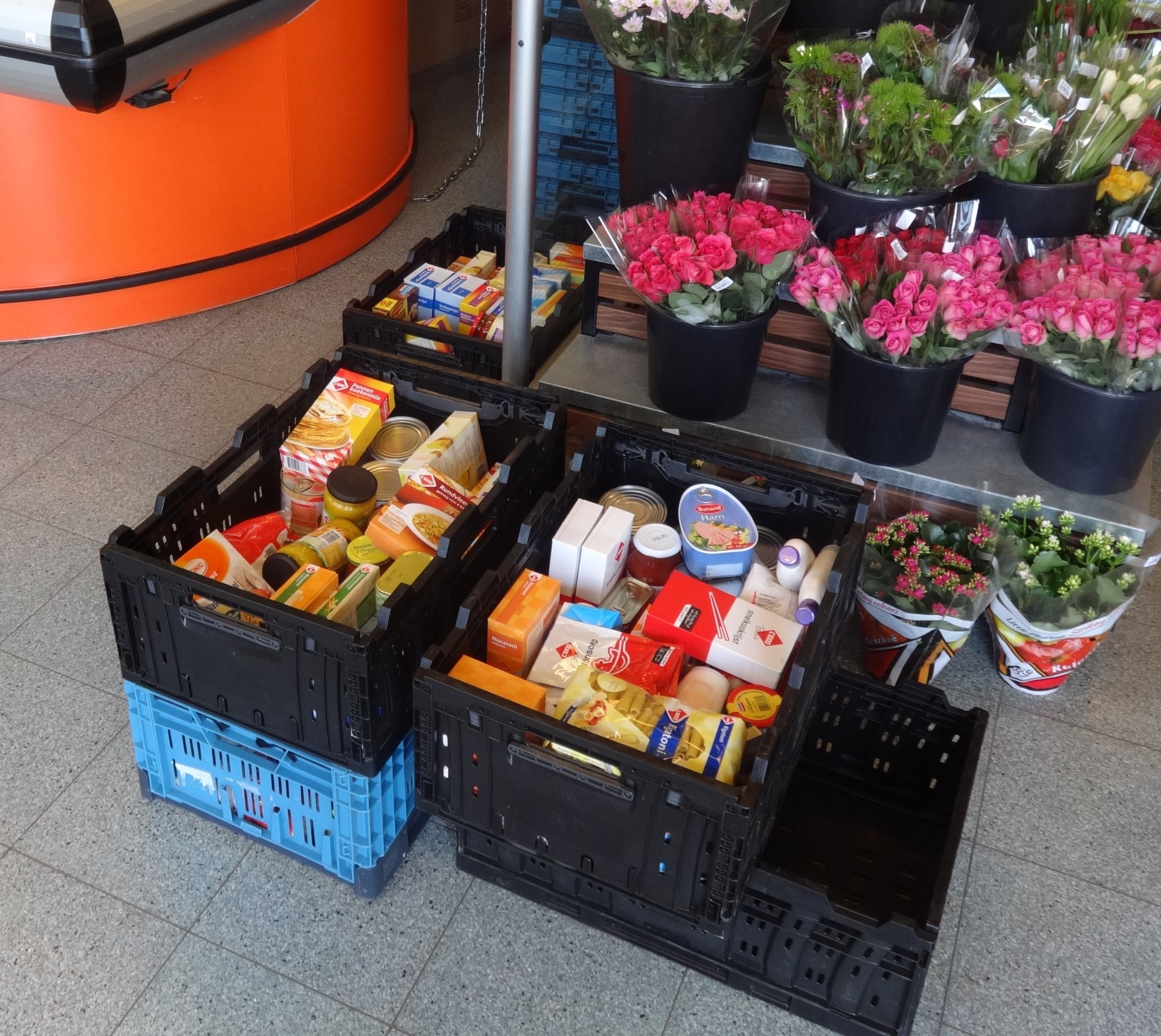 Voedselbank inzameling Diaconaal Verband De Wolden een groot succes