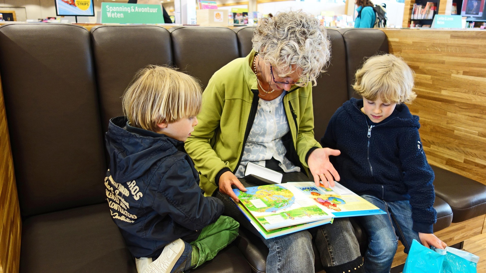 Bij de bibliotheek in Staphorst is er elke laatste woensdag van de maand een voorleesmomentje voor kinderen van 0 tot 4 jaar. (Foto Pixabay)