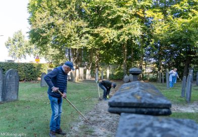Onderhoudsdag op Joodse begraafplaats in Meppel