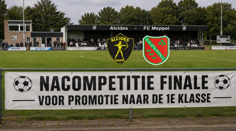 Zaterdag aanstaande staat in Staphorst de Meppeler kraker tussen Alcides en FC Meppel op het programma. Een van beide ploegen zal gaan promoveren naar de 1e klasse. Trainer Dennis Meadows van Alcides verwacht dat het een spannende wedstrijd gaat worden. "Een 50-50-wedstrijd".