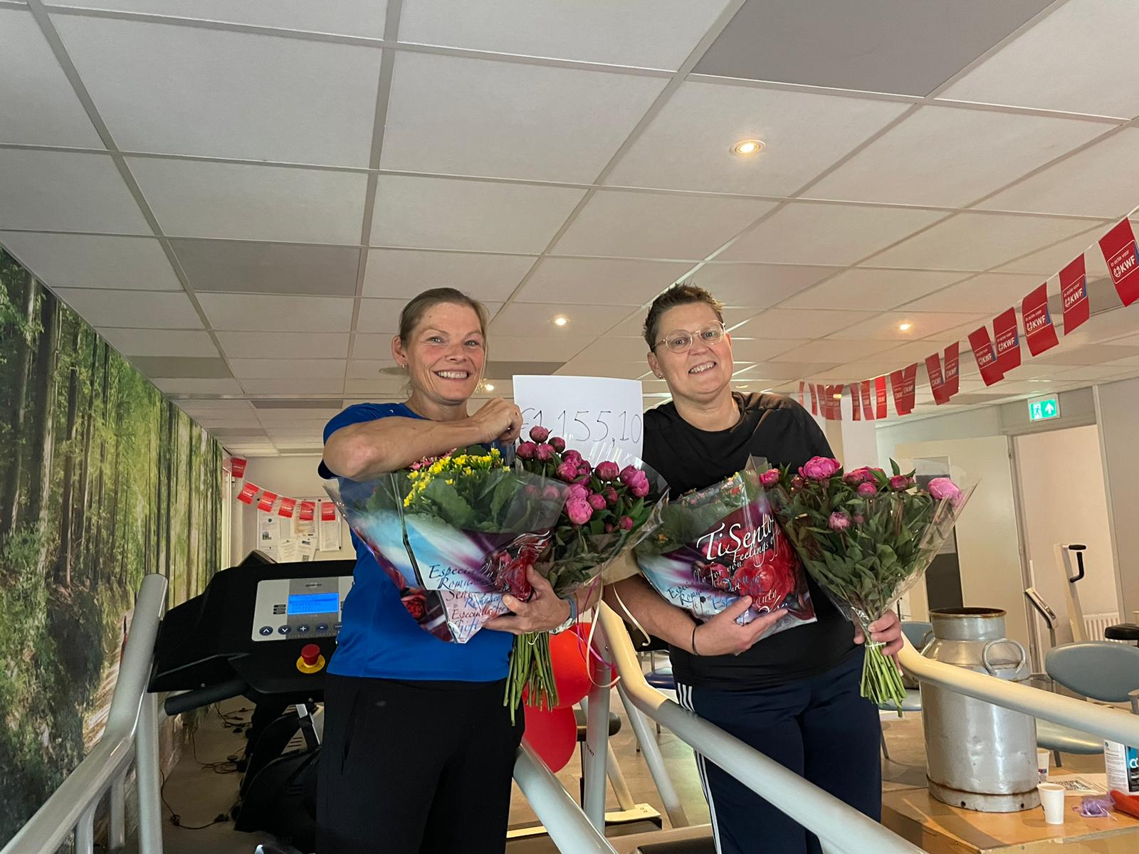 Afgelopen vrijdag was er in Hoogeveen een 24-uurs loopbandmarathon in een Groot Verzet Tegen Kanker. De marathon bleek een groot succes, want in totaal werd er voor bijna 1500,00 euro gedoneerd. De helft gaat naar het Toon Hermanshuis Drenthe en de andere helft naar KWF.