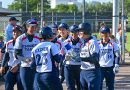 De dames softballers van Chinees Taipei