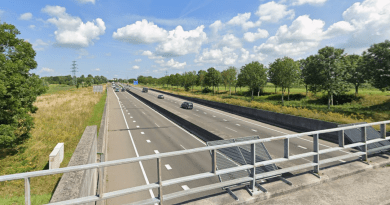 De A32 bij Meppel