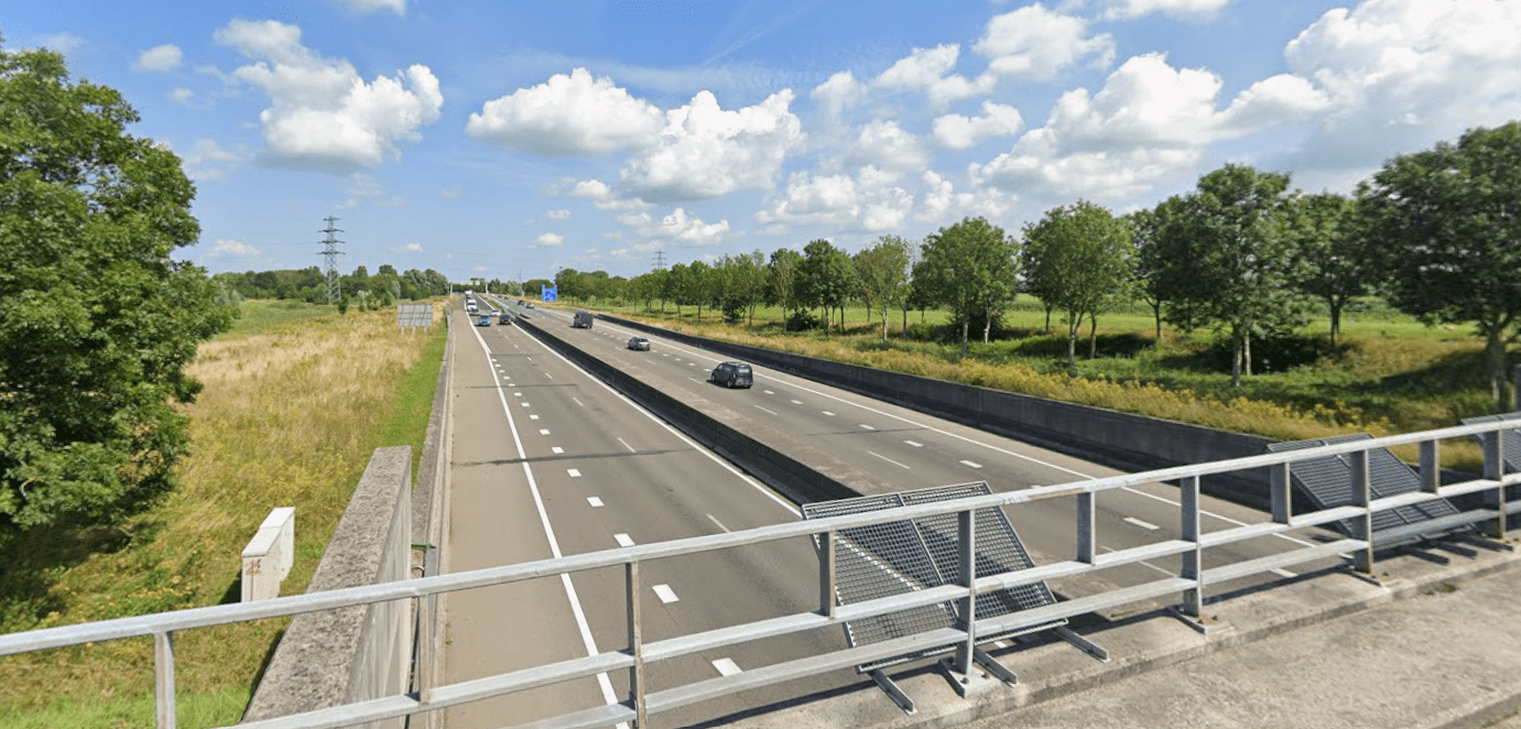 De A32 bij Meppel