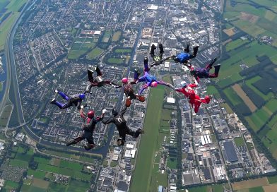 Skydive Hoogeveen actiefoto