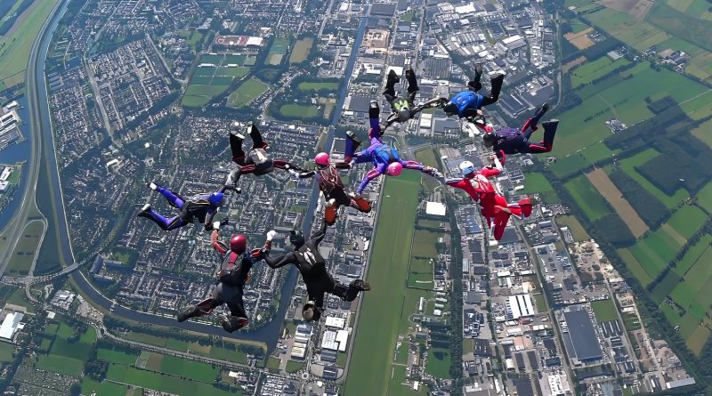 Skydive Hoogeveen actiefoto
