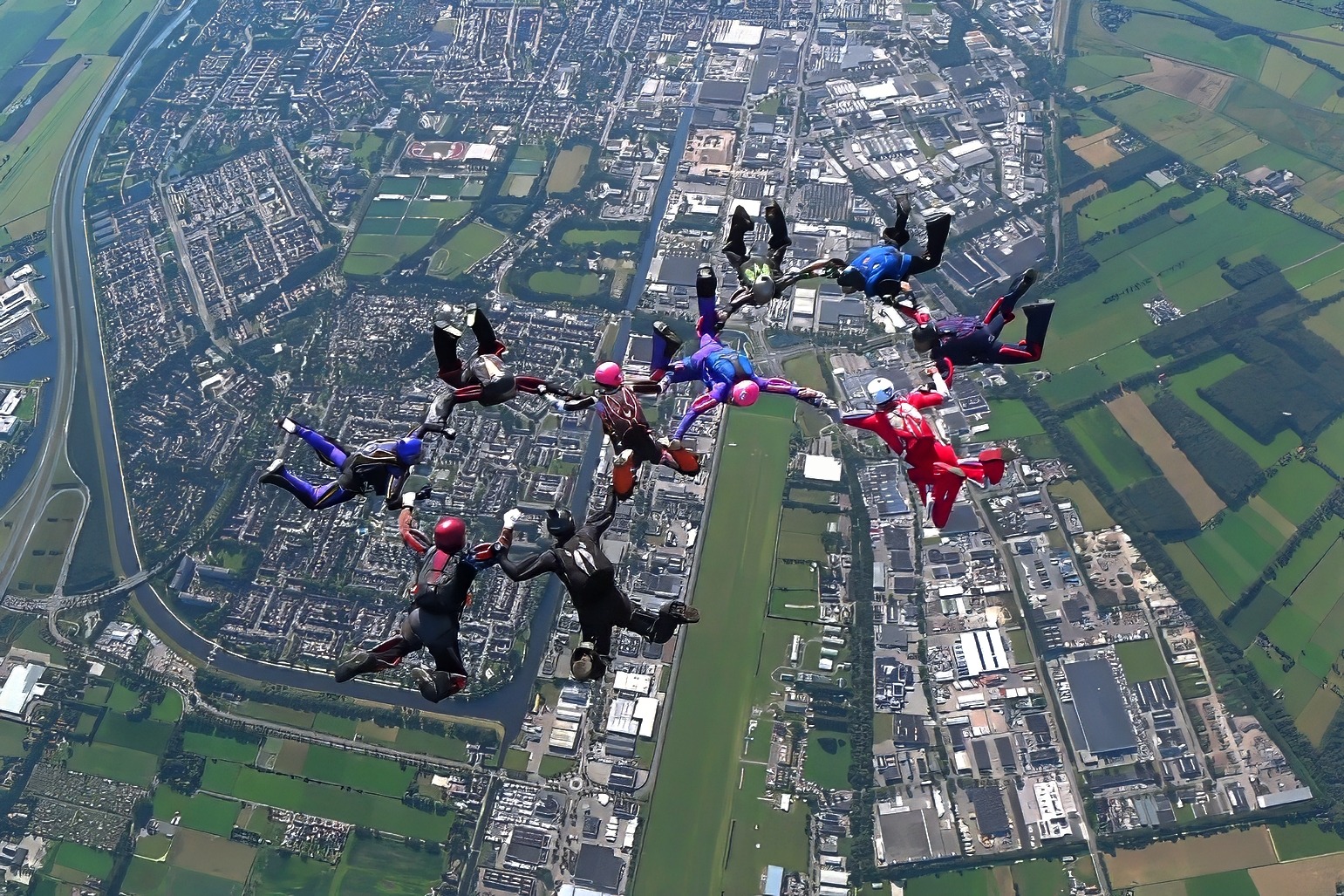 Skydive Hoogeveen actiefoto