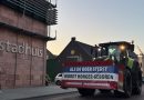 Boerenprotest in Meppel met honderden trekkers: “Fijne DMD, tot morgen”