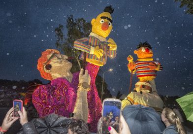 Bert en Ernie winnen eerste prijs bij corso Vollenhove