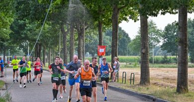 Sproeiers staan klaar voor warme editie 4 mijl van Staphorst