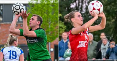 Danni van supporter naar tegenstander van Sam in unieke korfbalderby: ‘We moeten elke onderschepping vieren’