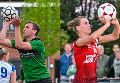 Danni van supporter naar tegenstander van Sam in unieke korfbalderby: ‘We moeten elke onderschepping vieren’