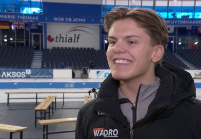 Shorttracker Jesper Schmitz (17) uit Nijeveen plaatst zich als junior voor World Tour-selectie