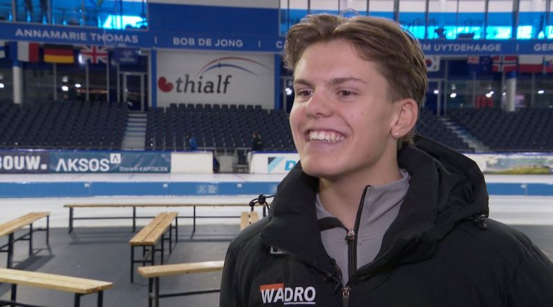 Shorttracker Jesper Schmitz (17) uit Nijeveen plaatst zich als junior voor World Tour-selectie