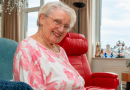 Mevrouw Lankreijer krijgt beeldschermzorg Treant Thuis (Foto Treant)