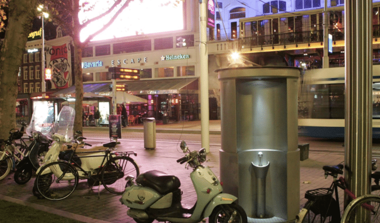 PopUp Toilet zoals in Amsterdam