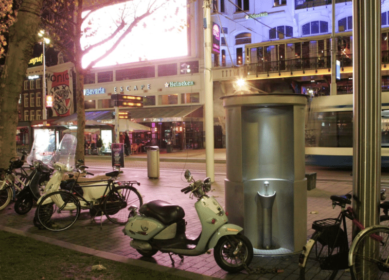 PopUp Toilet zoals in Amsterdam